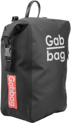Gabbag Waterdichte Enkele Fietstas - 25 Liter - Zwart -Buiten kamperen 0bbk510 100 08 resultaat