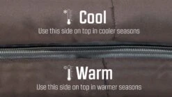 Outwell Contour Supreme Slaapzak - Grijs -Buiten kamperen 1069 1900 5709388112675 contour supreme coffee feature photo9