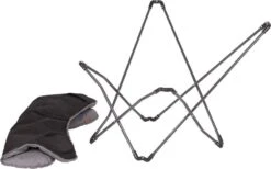 Bo-Camp Urban Outdoor Redbridge Vlinderstoel - Antraciet -Buiten kamperen 1200363 06 resultaat