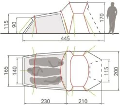 Vaude Chapel L XT Koepeltent - 3 Persoons -Buiten kamperen 12823 5 resultaat