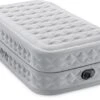 Intex Supreme Air Flow Luchtbed - Eenpersoons - Ingebouwde Elektrische Pomp