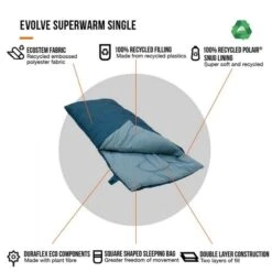 Vango Evolve Superwarm Slaapzak - Blauw 15 Vango Evolve Superwarm Slaapzak - Blauw -Buiten kamperen 1900 1783 evolve superwarm single 8