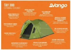 Vango Tay 300 Koepeltent - 3 Persoons - Groen 19 Vango Tay 300 Koepeltent - 3 Persoons - Groen -Buiten kamperen 1900 1783 tay 300 3
