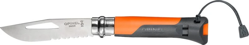Opinel N°08 Outdoor Zakmes - Oranje 1 Opinel N°08 Outdoor Zakmes - Oranje