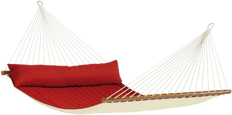 La Siesta Alabama Kingsize 2 Persoons Hangmat - Red Pepper 1 La Siesta Alabama Kingsize 2 Persoons Hangmat - Red Pepper