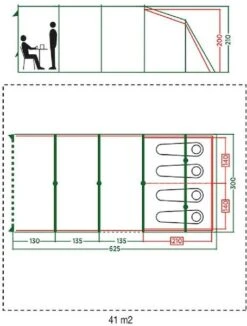 Coleman Meadowood 4L Tunneltent - 4 Persoons -Buiten kamperen 614 1200 meadowood 4l 5 1