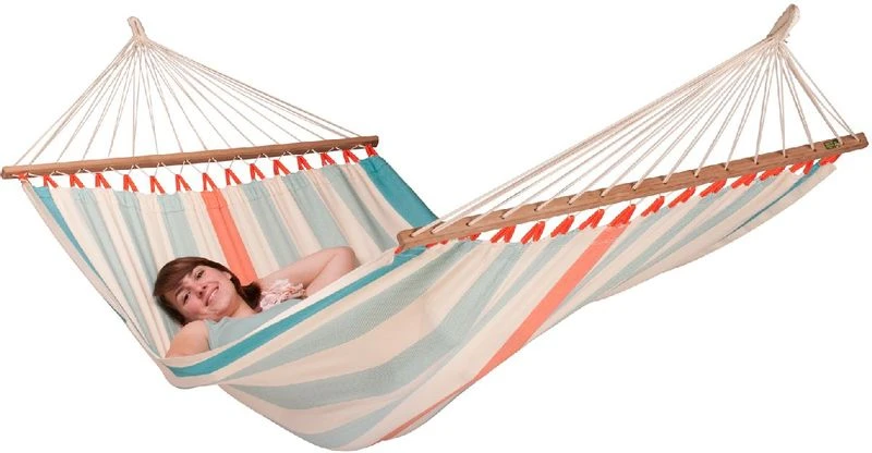 La Siesta Colada 1 Persoons Hangmat - Curacao 2 La Siesta Colada 1 Persoons Hangmat - Curacao - Afbeelding 2