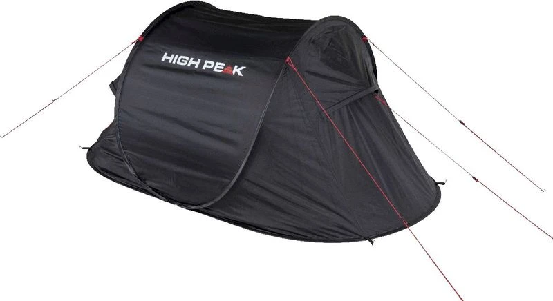 High Peak Vision 2 Pop-up Tent - 2 Persoons - Zwart 5 High Peak Vision 2 Pop-up Tent - 2 Persoons - Zwart - Afbeelding 5