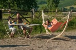 La Siesta Fruta 1 Persoons Hangmat - Mango -Buiten kamperen 797 1200 frr115cns121 ambiance 008