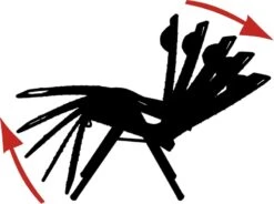 Crespo Air-Deluxe AP-232 Relaxstoel - Grijs -Buiten kamperen 900 1119 1104936 19