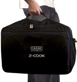 CADAC 2-Cook Pro Deluxe - 2-pits Kooktoestel -Buiten kamperen 900 1200 2 cook carry bag