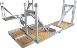 Bo-Camp 136 X 85 Inklapbare Picknicktafel - Bamboe -Buiten kamperen 900 1350 1404800 07