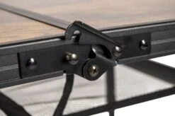 Bo-Camp Industrial Decatur 90 X 60 Campingtafel - Zwart/houtlook -Buiten kamperen 900 1358 1404200 13