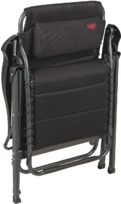 Crespo Air-Deluxe AP-232 Relaxstoel - Zwart -Buiten kamperen 900 596 1104922 04