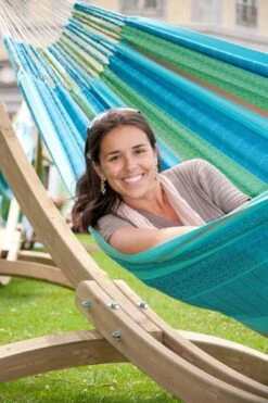 La Siesta Flora Kingsize 2 Persoons Hangmat - Curacao -Buiten kamperen 900 598 flh18 3 flora cura ao organic cotton kingsize classic hammock image 05