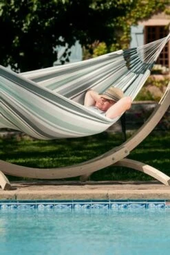 La Siesta Paloma 2 Persoons Hangmat - Olive -Buiten kamperen 900 598 pah164ats161 ambiance 017