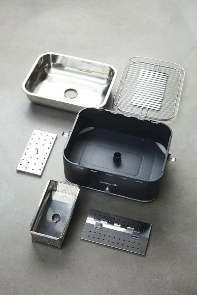 Barbecook Carlo Houtskool Tafelbarbecue - Grijs 4 Barbecook Carlo Houtskool Tafelbarbecue - Grijs - Afbeelding 4