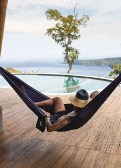 Ticket To The Moon Hangmat 2 Persoons Original Double - Navy Blue/Purple -Buiten kamperen 900 647 a28i2167