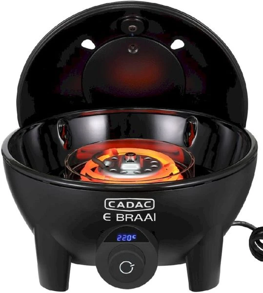 CADAC E-Braai Elektrische Barbecue - Zwart 3 CADAC E-Braai Elektrische Barbecue - Zwart - Afbeelding 3