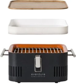 Everdure Cube Houtskool Barbecue - Zwart -Buiten kamperen 900 821 9312646028869 2
