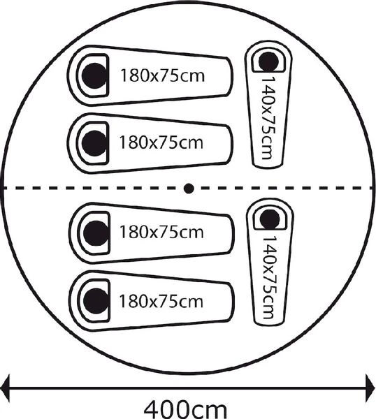 Bo-Camp Urban Outdoor Streeterville Bell Tent - 6 Persoons 10 Bo-Camp Urban Outdoor Streeterville Bell Tent - 6 Persoons - Afbeelding 10