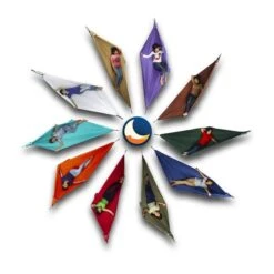 Ticket To The Moon Hangmat 1 Persoons Compact Single - Orange -Buiten kamperen 900 900 web image flower hammock 195764554 2