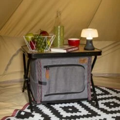 Bo-Camp Sirius Tafellamp Met Kap - Antraciet -Buiten kamperen 900 901 5818822 03