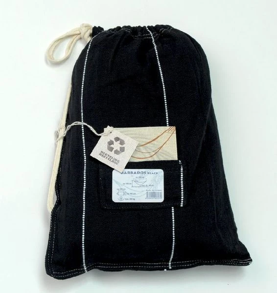 Amazonas Barbados 2 Persoons Hangmat - Zwart 3 Amazonas Barbados 2 Persoons Hangmat - Zwart - Afbeelding 3