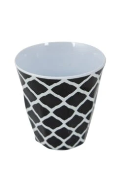 Bo-Camp Mix & Match Melamine Serviesset - 16-delig - Zwart -Buiten kamperen bo camp mix 4