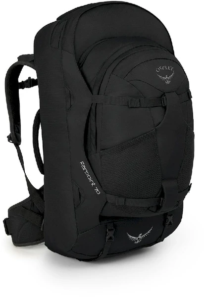 Osprey Farpoint Backpack - 70 Liter - Zwart 1 Osprey Farpoint Backpack - 70 Liter - Zwart