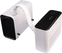 Qlima Split-unit Airco MS-AC 5001 Wit -Buiten kamperen pack shot ms ac 5001 8713508790756 left 1