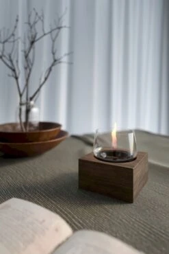 Tenderflame Poppy 14 Tafelhaard - Zwart -Buiten kamperen poppy 14 oak black sfeer 1 op maat 3